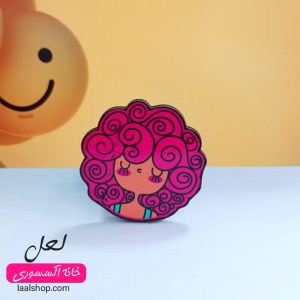 پیکسل چوبی طرح دختر موفرفری