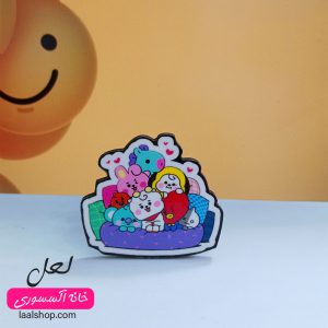 پیکسل چوبی طرح کاراکترهای بی تی اس