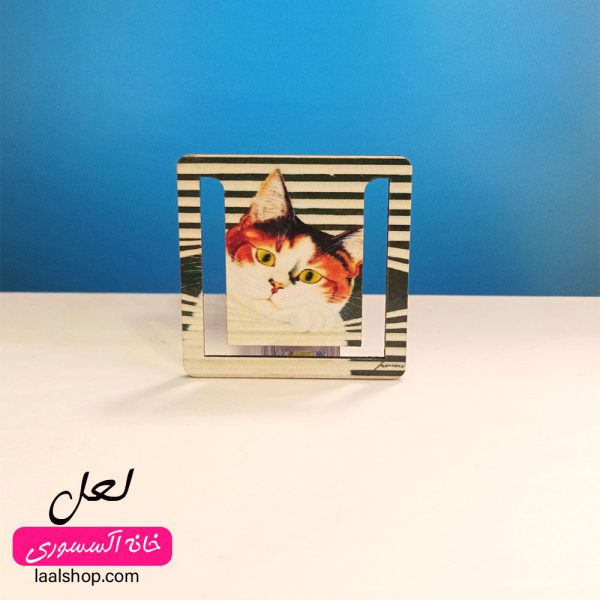 بوک‌مارک گیره‌ای طرح گربه ملوس