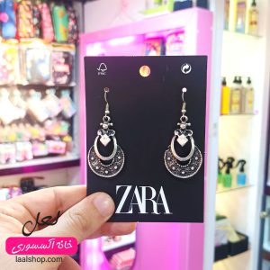 گوشواره ورشو طرح آویز هلال وارونه