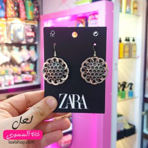 گوشواره ورشو طرح دایره مشبک