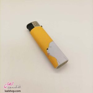 فندک چاپدار اکلیلی طرح خرس سفید