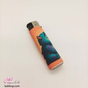 فندک چاپدار اکلیلی طرح بچه سالیوان و بو