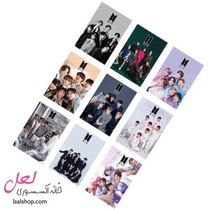 پک فوتوکارت سایز کوچک نه عددی گروهی گروه بی تی اس BTS