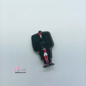 مگنت چوبی چاپدار طرح لئون و ماتیلدا