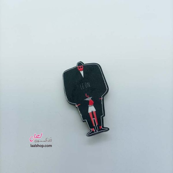 مگنت چوبی چاپدار طرح لئون و ماتیلدا