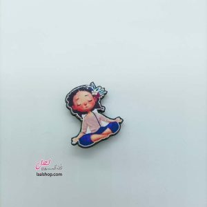 مگنت چوبی چاپدار طرح یوگا