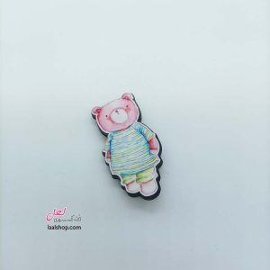 مگنت چوبی چاپدار طرح خرس