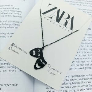 گردنبند فشن استیل رنگ ثابت کد 2221001
