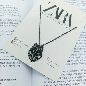 گردنبند فشن استیل رنگ ثابت کد 2221003