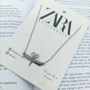 گردنبند فشن استیل رنگ ثابت کد 2221011