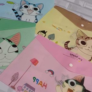 پوشه طرح‌دار سایز A4 طرح گربه