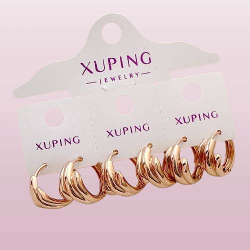 گوشواره ژوپینگ رنگ ثابت