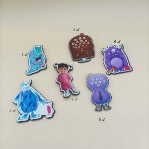 پیکسل چوبی کوله و لباس طرح هیولاها 1411039