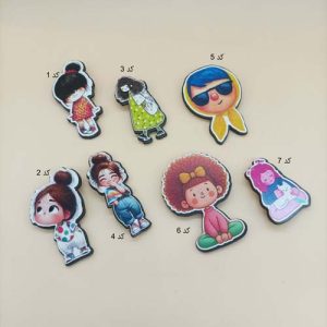 پیکسل چوبی کوله و لباس طرح دخترها 1411040