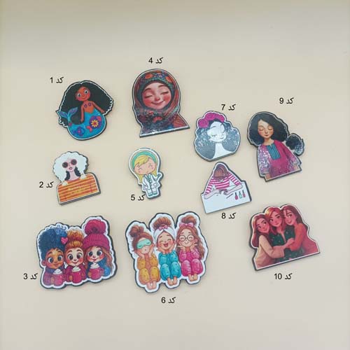 پیکسل چوبی کوله و لباس طرح دخترها 1411041