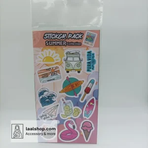 پک استیکر کوچک طرح تابستون Summer