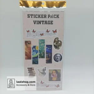 پک استیکر کوچک طرح وینتج Vintage