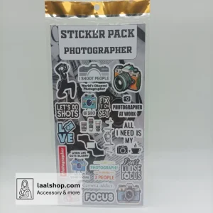 پک استیکر کوچک طرح عکاس Photogragher