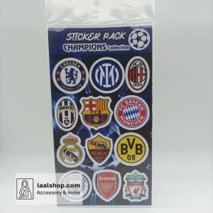 پک استیکر کوچک طرح باشگاه‌های فوتبال Champions Collection