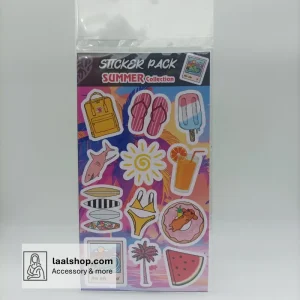 پک استیکر کوچک طرح تابستون Summer