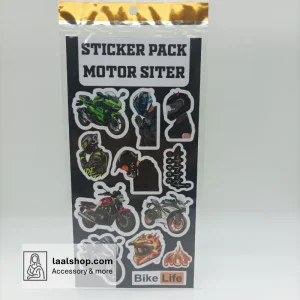 پک استیکر کوچک طرح موتور Motor Siter