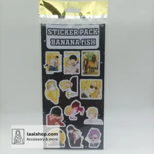 پک استیکر کوچک طرح انیمه بنانا فیش Banana Fish