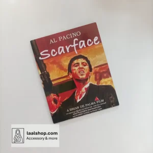 تابلو چوبی طرح فیلم صورت زخمی Scarface