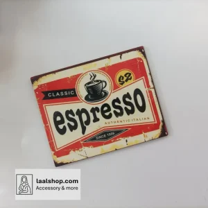 تابلو چوبی طرح اسپرسو