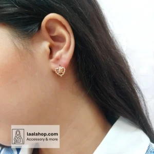 گوشواره برند ژوپینگ رنگ ثابت و بدون حساسیت کد 2421002-4