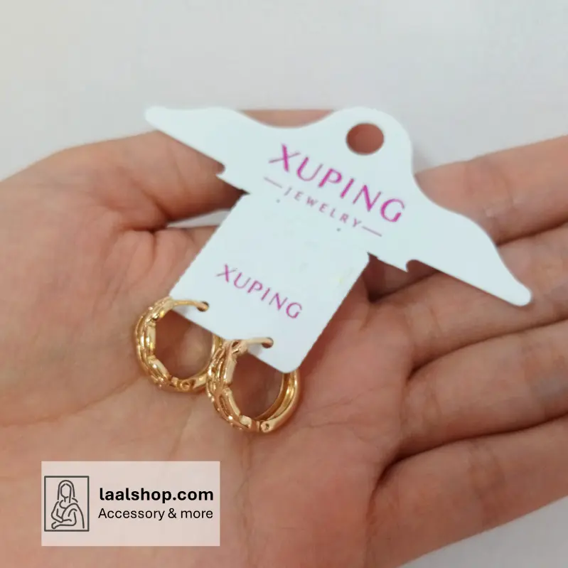 گوشواره برند ژوپینگ رنگ ثابت و بدون حساسیت کد 2421003-4