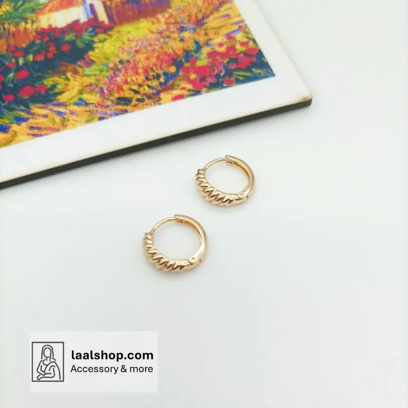 گوشواره برند ژوپینگ رنگ ثابت و بدون حساسیت کد 2421003-5