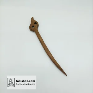 کانزاشی چوبی قهوه‌ای سوخته با چوب درجه یک نشکن طرح هـ