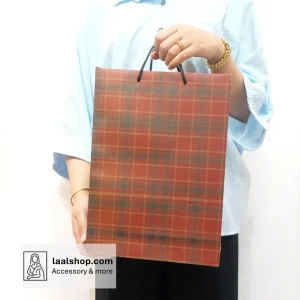 بگ هدیه کرافت بزرگ درجه یک طرح شطرنجی