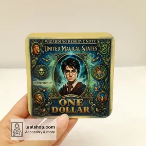زیرلیوانی چوبی طرح‌دار درجه یک طرح هری پاتر Harry Potter