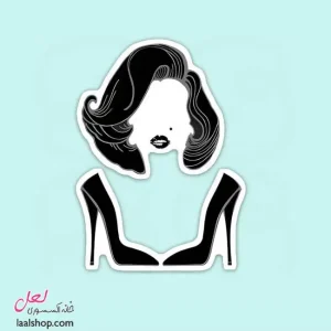 استیکر ضد آب لپ تاپ و گوشی طرح وکتور مرلین مونرو