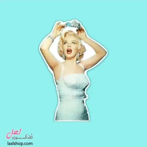 استیکر ضد آب لپ تاپ و گوشی طرح مرلین مونرو