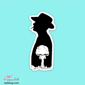 استیکر ضد آب لپ تاپ و گوشی طرح اپنهایمر