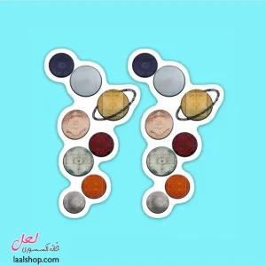 استیکر ضد آب لپ تاپ و گوشی طرح سیارات